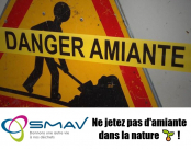 ⚠ Rappel des consignes de dépôts d’amiante sur les sites du SMAV.